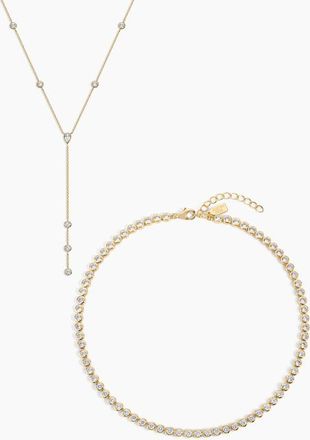 Electric Picks MJs Perfect Necklace Set in Gold at Nordstrom