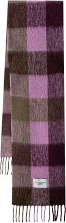 Marc O'Polo Sjaal met franjes - Dames - Accessoires - Veelkleurig - Maat: ONE Size Wol