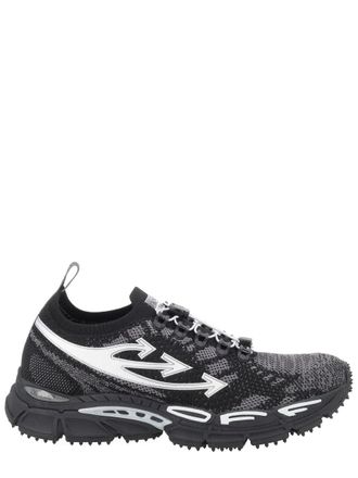 Off-white Black Knitted Arrow Motifs Sneakers