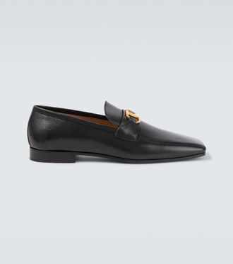 Valentino VLogo leather loafers