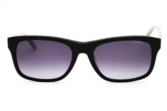 GANT GA7195 Rectangular Acetate Sunglasses - Black