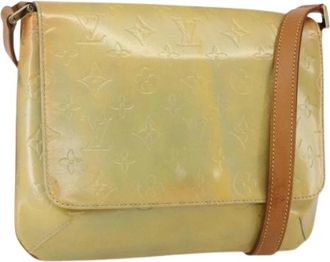Louis Vuitton Pre-owned Vintage Cross Body Bag - Dames - Vintage Schoudertas - Beige - ONE Size - Leer - Vintage