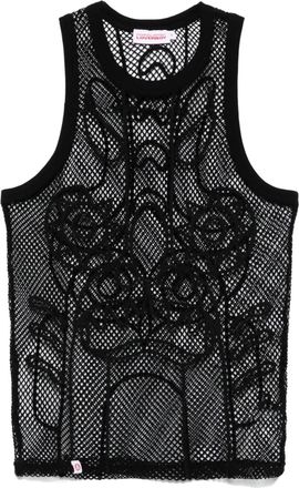 Charles Jeffrey Loverboy Top Graphic Net - Nero