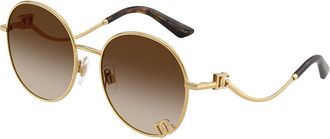 Dolce & Gabbana DG2324 02/13 Womens Sunglasses Gold Size 56