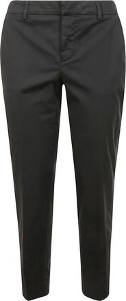 Pantaloni Torino Coffee Tailored Broeken - Dames - Chinos - Zwart - S - Katoen - Broeken
