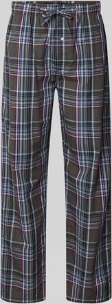 Christian Berg Relaxed Fit Pyjama-Hose mit elastischem Bund in Oliv, Größe XXL