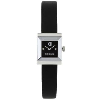 Gucci G-Frame Quartz Black Dial Ladies Watch YA128538