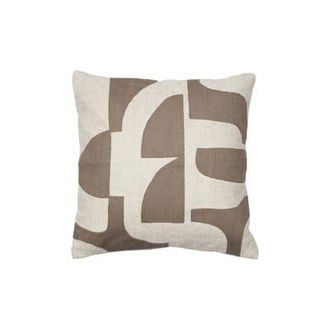 Broste Copenhagen Cushion cover Mundo - Brown - Linen