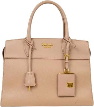 Prada Pre-owned Handbags, female, Beige, Size: ONE SIZE Pre-owned Vintage Handbag