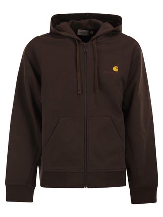 Carhartt Work in Progress sweatshirt met capuchon en geborduurd logo