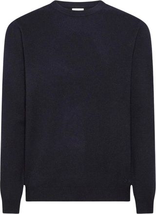 Sun 68 Maglione con Dettagli a Coste - - Knitwear - Uomo - Blu - L