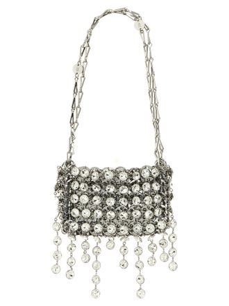 Paco Rabanne Womens 1969 Strass Nano Shoulder Bag