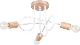 Wonderlamp L&aacute;mpara Laramo Blanco, 3 Luces