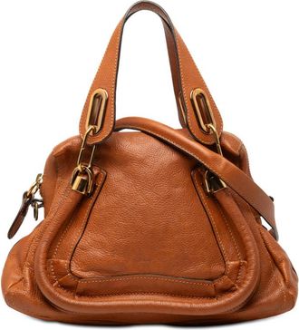 Chlo&eacute; Pre-owned Chloe Small Leather Paraty Satchel Ladies 011156 20