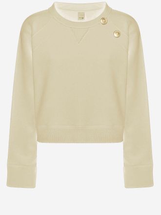 Pinko Cotton Sweatshirt With Buttons