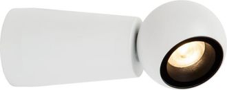 Lucide L&aacute;mpara de pared de aluminio con 1 led integrado, blanco