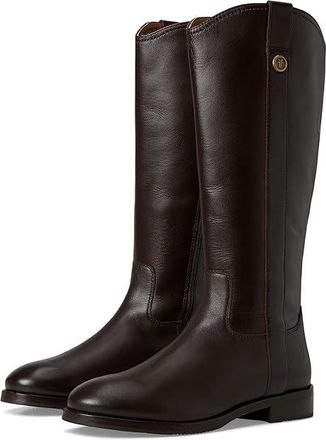 Frye Melissa Button Tall Inside Zip Womens Boots Dark Brown : 6.5 B - Medium, Leather