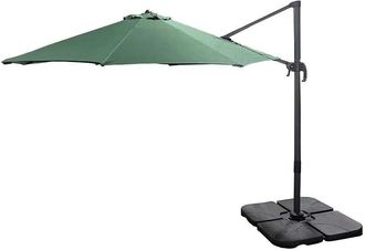 Shatchi Green parasol round umbrella 195x32x14CM