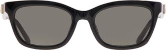 Ferragamo Grey Gradient Square Ladies Sunglasses SF2075SELB 001 53