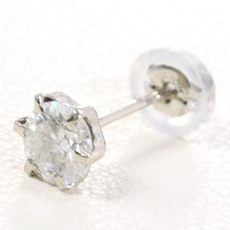 C&A Unbranded Platinum 900 Stud Earrings (Pre-Owned)
