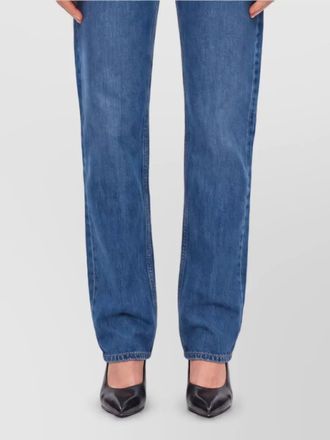 Bottega Veneta high-rise straight-leg jeans