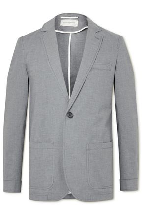 Oliver Spencer Fairway Unstructured Cotton-Blend Suit Jacket