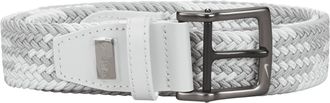 Nike Mens G-Flex Stretch Woven Belt in White | 11316A-985