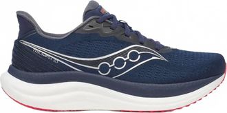 Saucony Mens Triumph 23 Shoe In 210 Navy Red