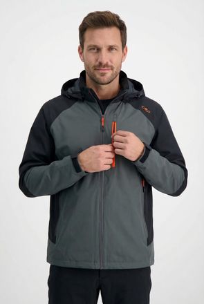 F.lli Campagnolo Funktionsjacke CMP, Herren, Gr. 46, grau, Obermaterial: 100% Polyester. Futter: 100% Polyester, Jacken Funktionsjacke, f&uuml;r Erwachsene, &Uuml;bergangsjacke