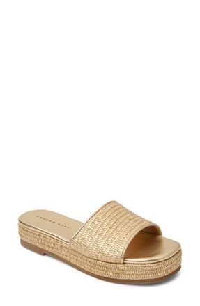 Jack Rogers Bay Flatform Sandal in Gold at Nordstrom, Size 5.5