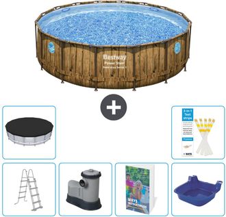 Bestway Piscina Bestway Power Steel Redonda - 488x122 Cm - 7-piezas S662