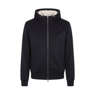 Montecore Giubbotto - Heren - Vesten met rits - Blauw - L - Polyester - Hoodies & sweatvesten
