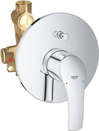 GROHE Mezclador De Pared Con Cuerpo Empotrado Con Desviador Grohe Eurosmart New
