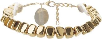 Vanessa Baroni Polished Gold-Plated Metal Necklace
