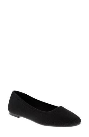 Mia Brendy Ballet Flat in Black Knit at Nordstrom Rack, Size 6.5