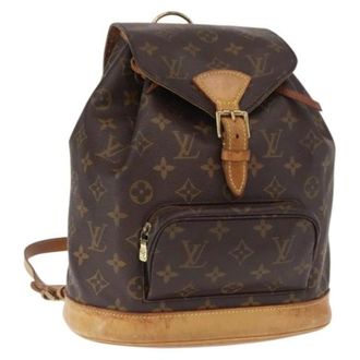 Louis Vuitton Pre-owned Backpacks, female, Brown, Size: ONE SIZE Pre-owned Vintage Backpack