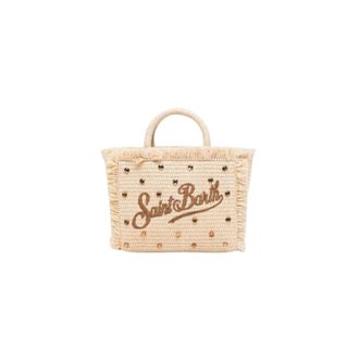 MC2 Saint Barth Dames, Tassen, Beige, Maat: ONE Size Katoen