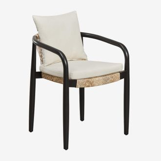 Sklum Pack De 2 Sillas De Comedor Con Reposabrazos En Madera De Acacia Giulia Sklum