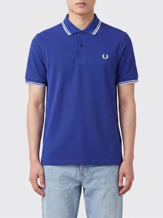 Fred Perry Cotton Polo Shirt with Logo
