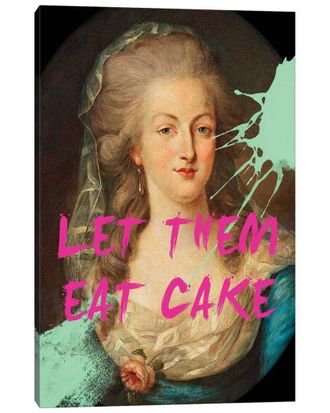 iCanvas Marie Antoinette Hot Pink By Grace Digital Art Co Wall Art