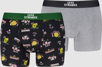 Levi's Fruit Boxer Brief 2 pack - Hombre - XL - Multicolor / Black/Grey/Green