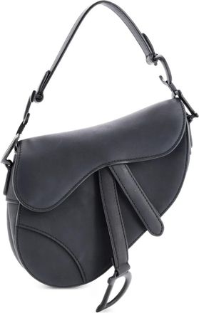 Dior Ultra Matte Saddle Handbag Leather Mini shoulder bag - Zwart