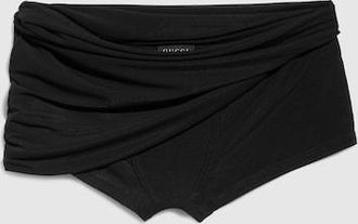 Gucci Cr&ecirc;pe Jersey Draped Shorts, Black, Ready-to-wear