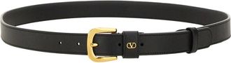 Valentino Garavani Glossy Calfskin Vlogo Signature Belt-Uomo