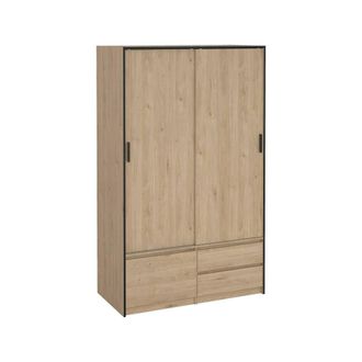 Dmora Gran Armario Multiusos Bedollo, Muebles Multifuncionales, Zapatero, Armario Para Zapatos, 121x60 H200 Cm, Roble - Dmora