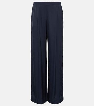 Velvet Livi satin wide-leg pants