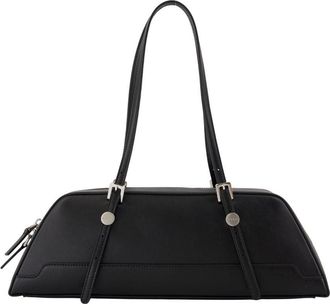 Marni Duffle Shoulder Bag - Leather - Black