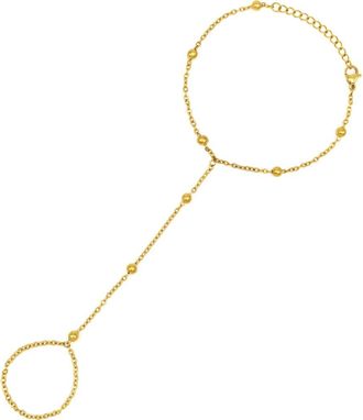Petit Moments Sol Hand Chain Bracelet in Gold at Nordstrom