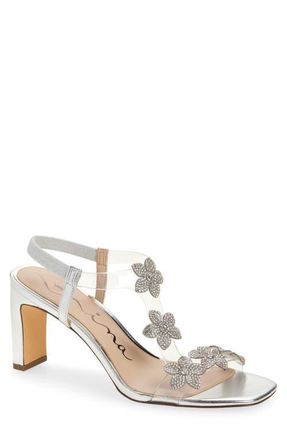 Nina Annmari Sandal in Silver at Nordstrom, Size 8.5