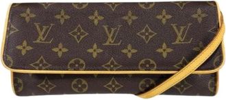 Louis Vuitton Pre-owned Cross Body Bags, female, Brown, Size: ONE SIZE Pre-owned Canvas Cross Body Bag